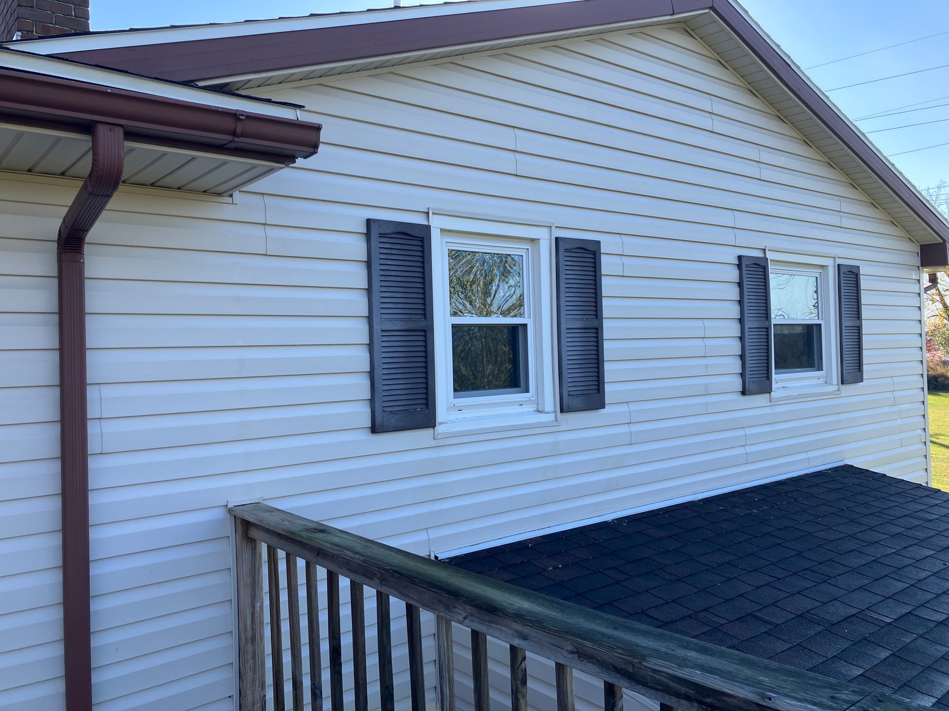 Vinyl Siding Cleaning — After